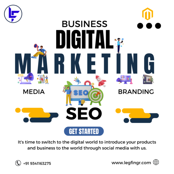 Digital marketing legfinger