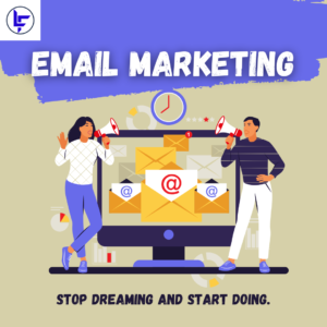 Email marketing leg finger