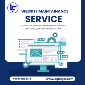 Leg finger website maintainace